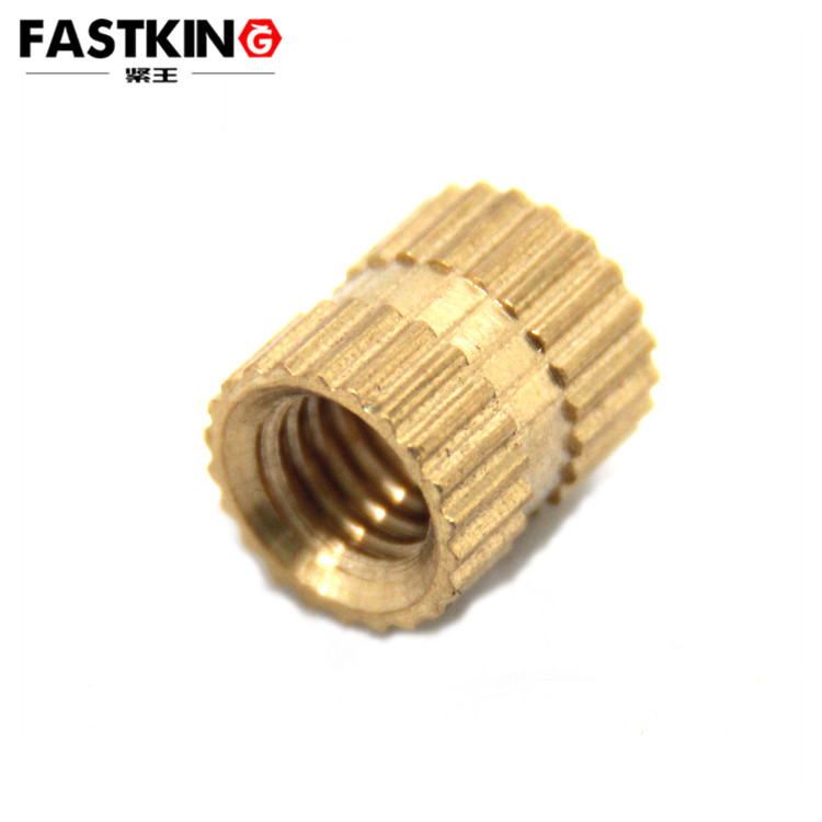  Knurled copper nut