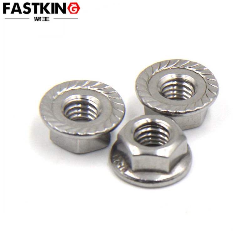 Flange hexagon nut-din6923