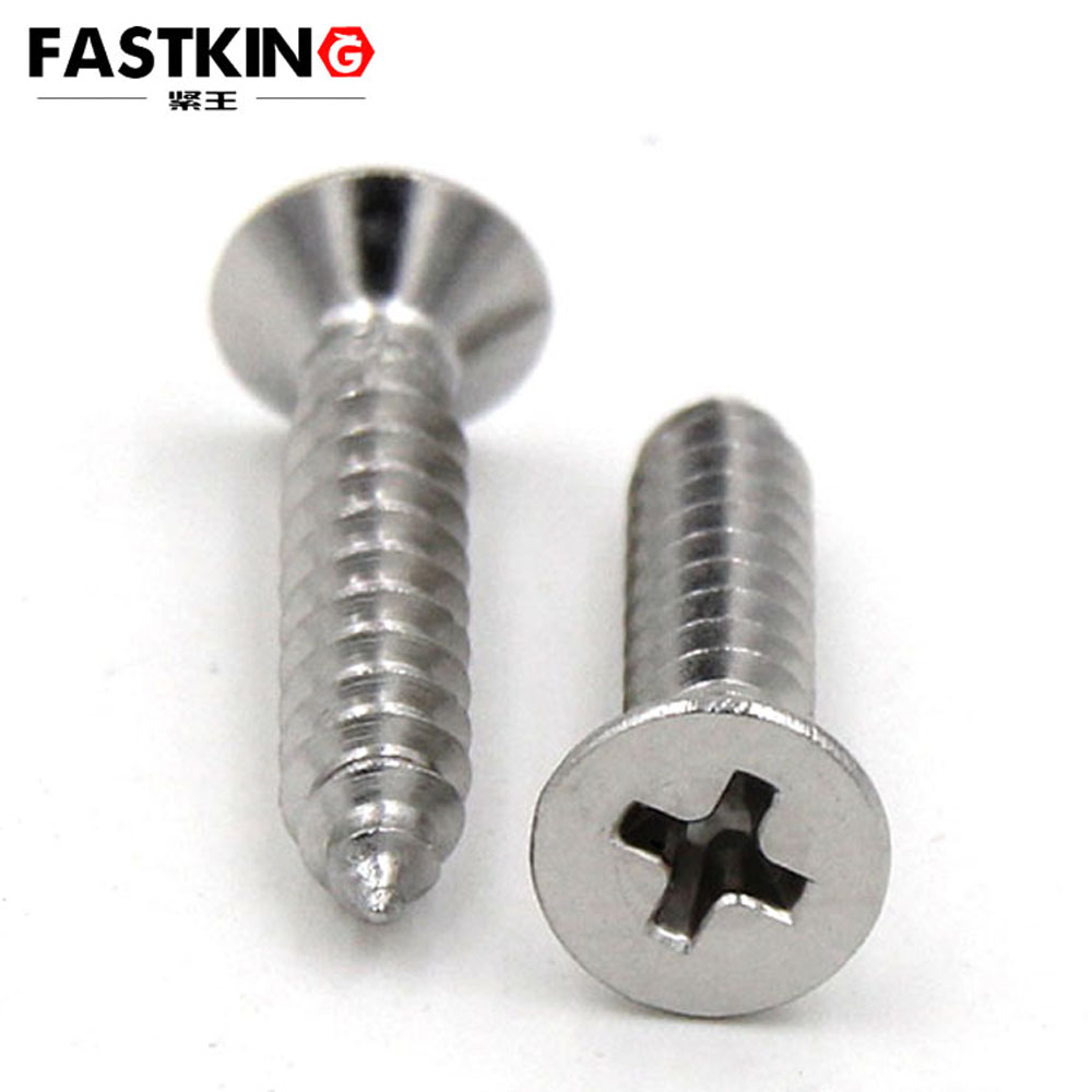 Flat head self tapping screw-DIN7981