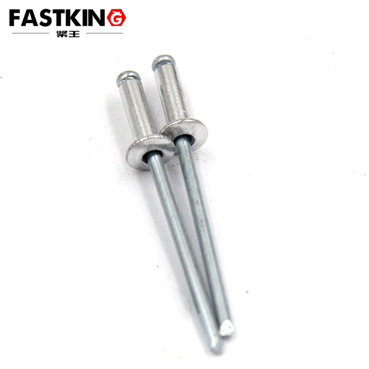 Open type flat round head core rivet