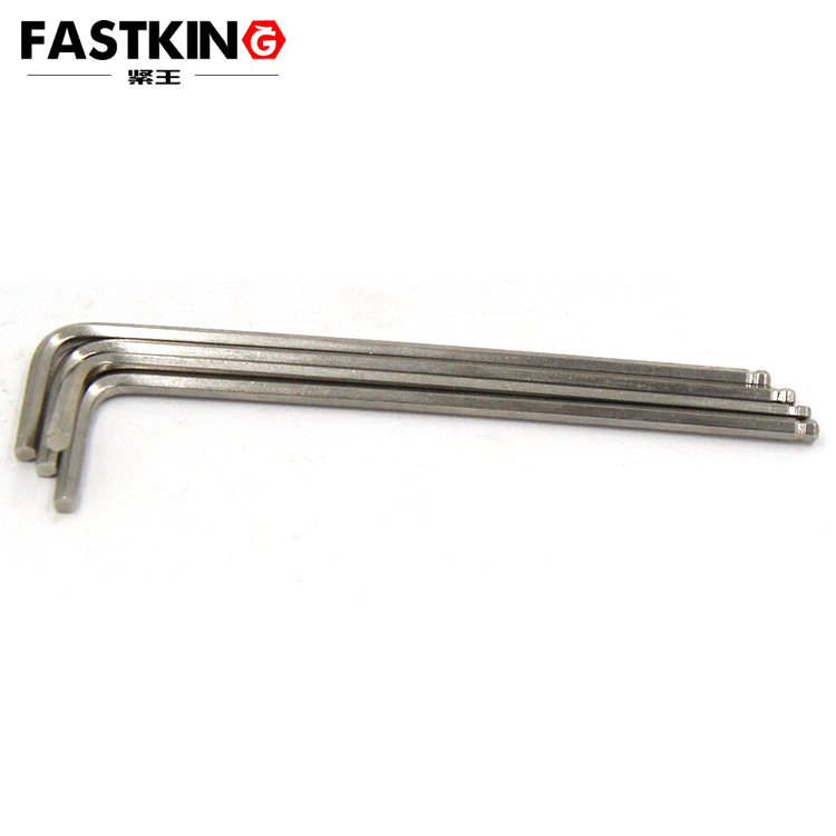 L style hex key with ball end