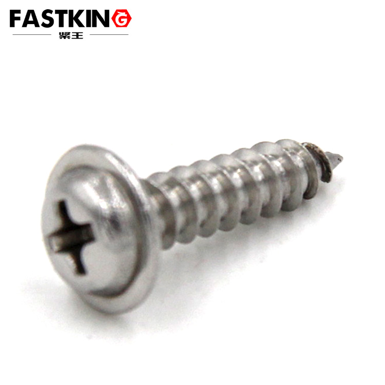 Pan head with washer self tapping screw-DIN968