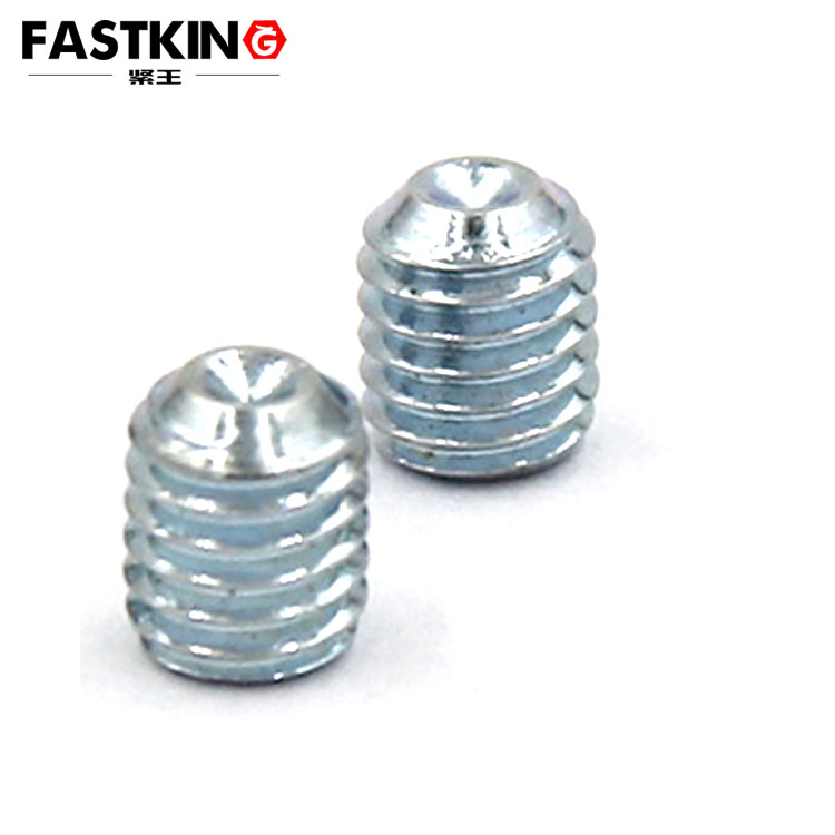 Set screw with concave end ASME b18.3